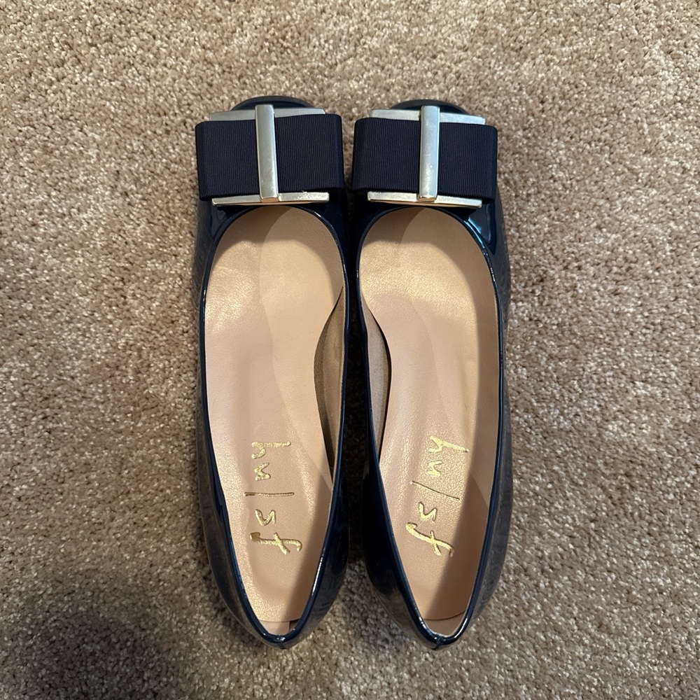 Navy low heels